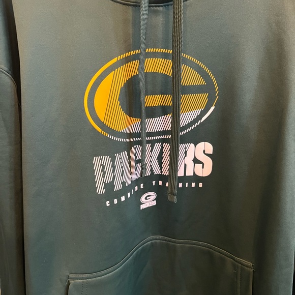 New Era Green Bay Packers Throwback 1/4 Zip Pullover  Sz XXL - Picture 8 of 11